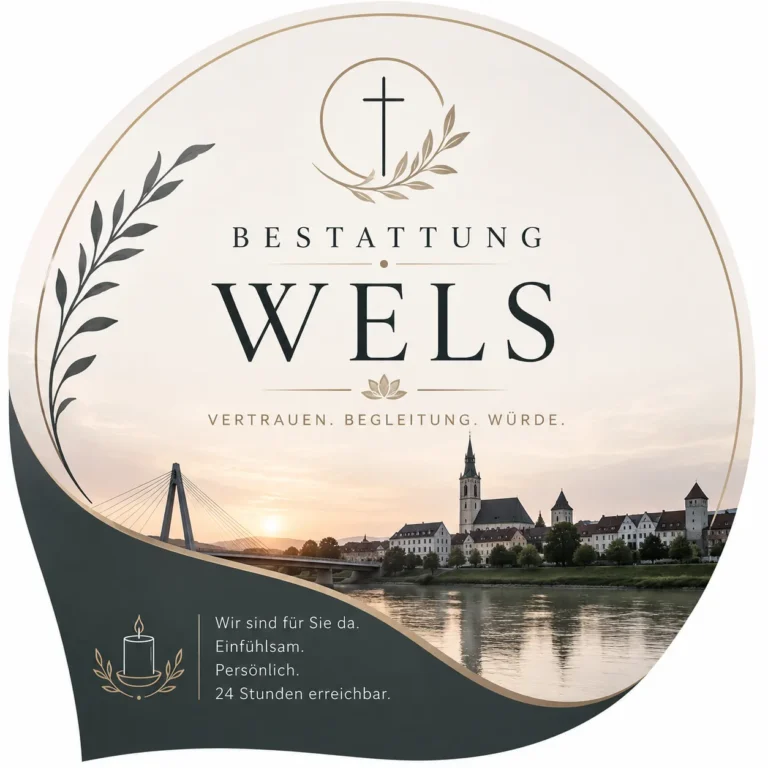 Bestattung Wels mit Stadtansicht