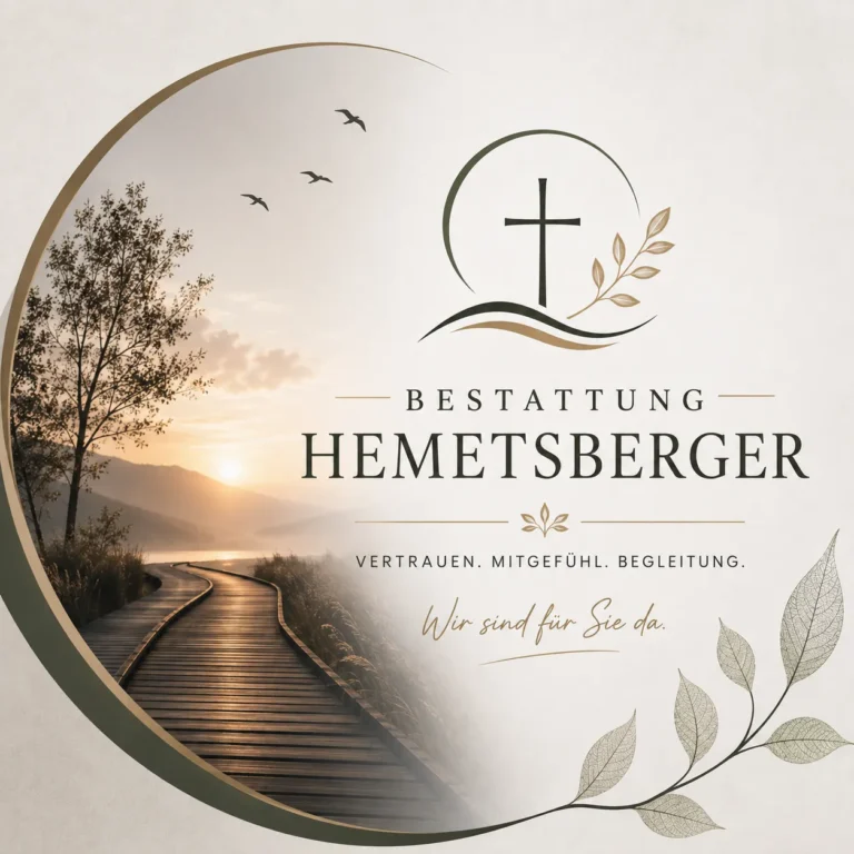 Bestattung Hemetsberger mit Kreuz und Seeblick