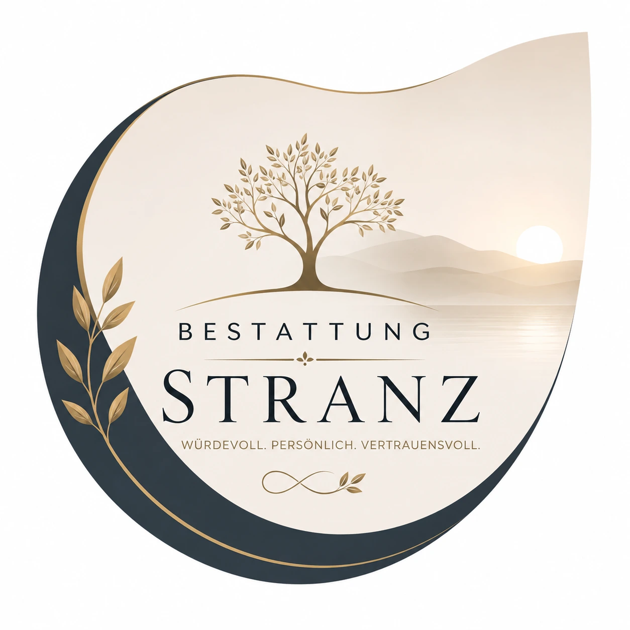 Bestattung Stranz Logo mit Lebensbaum