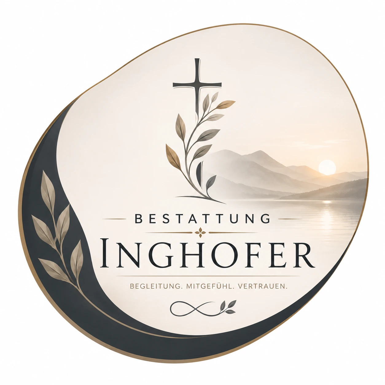 Bestattung IngHofer Logo mit Kreuz