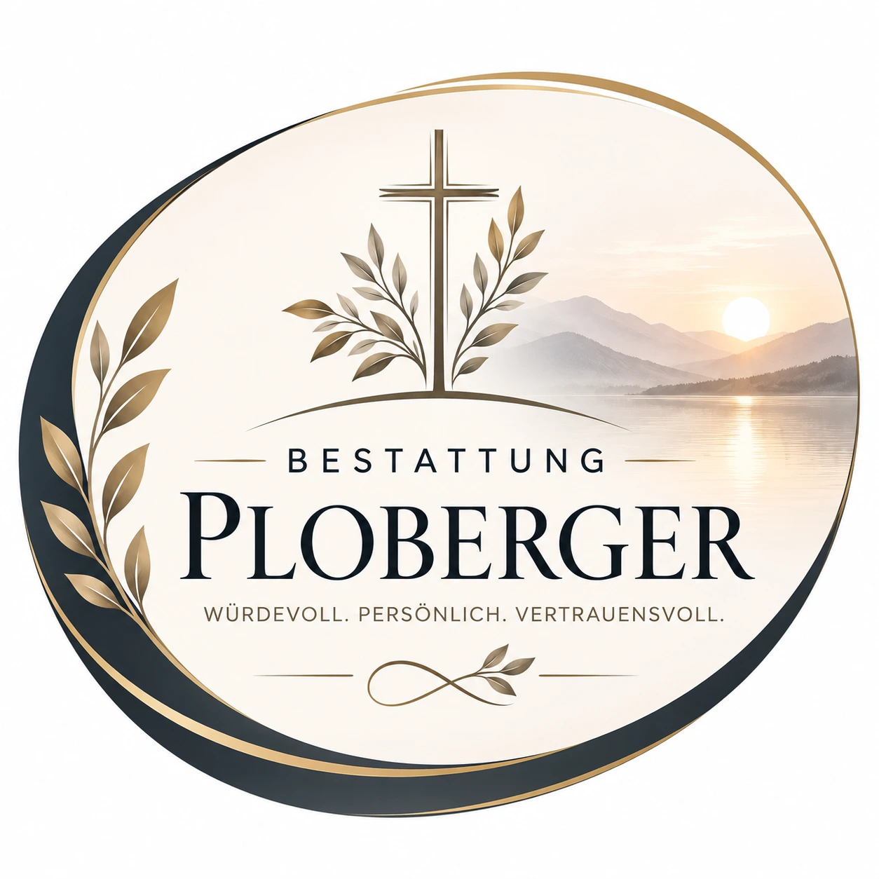 Bestattung Ploberger Logo mit Kreuz