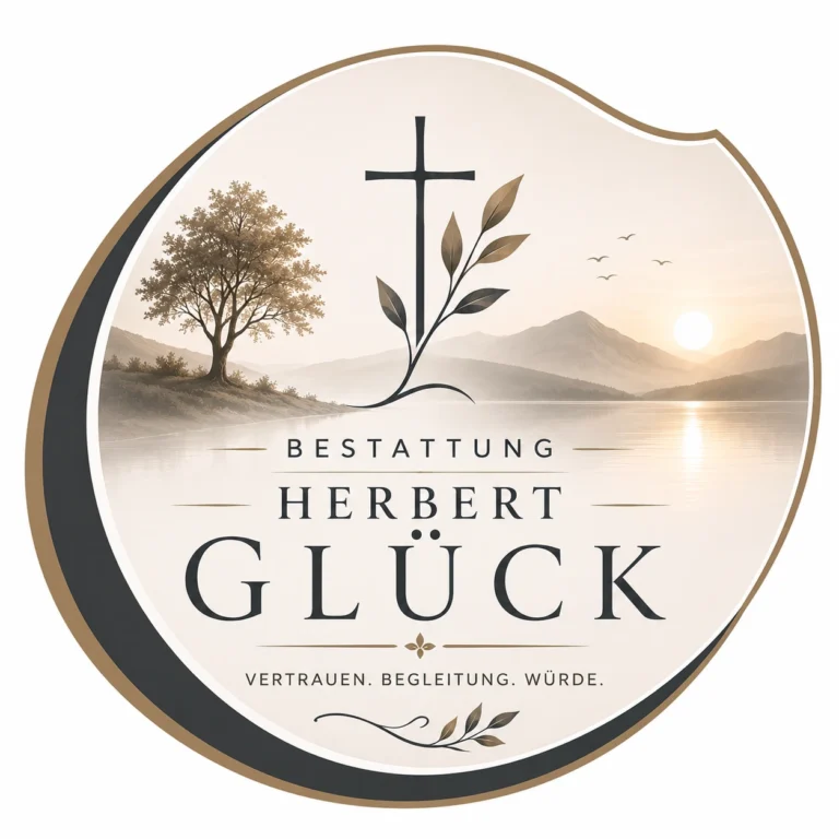 Bestattung Herbert Glück Logo mit Kreuz