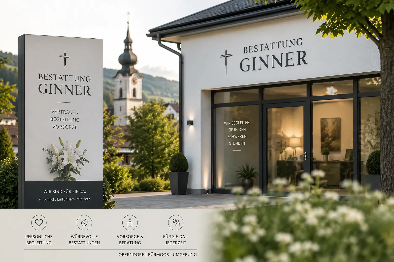 Bestattung Ginner - modernes Bestattungsinstitut in Oberndorf