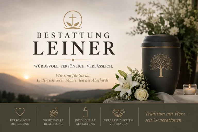 Bestattung Leiner : Bestatter in Jennersdorf, Eisenberg & Minihof-Liebau 1 Bestattung Leiner Jennersdorf - würdevolle Bestattung und persönliche Trauerbegleitung