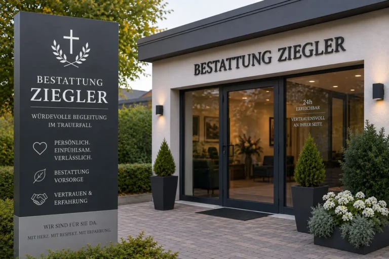 Bestattung Ziegler - moderne und würdevolle Bestattung